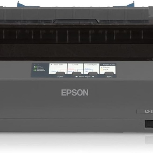 Epson LX-350 Dot Matrix Printer - Gray and Blue - Picture 2 of 5
